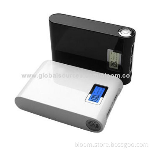 1,200mAh LED Power Banks for iPhone with LED Torch, White/Black ColorNew